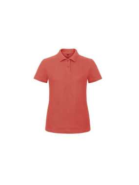 Dámska polokošeľa (B&C ID.001) > ružová (pixel coral) > 2XL