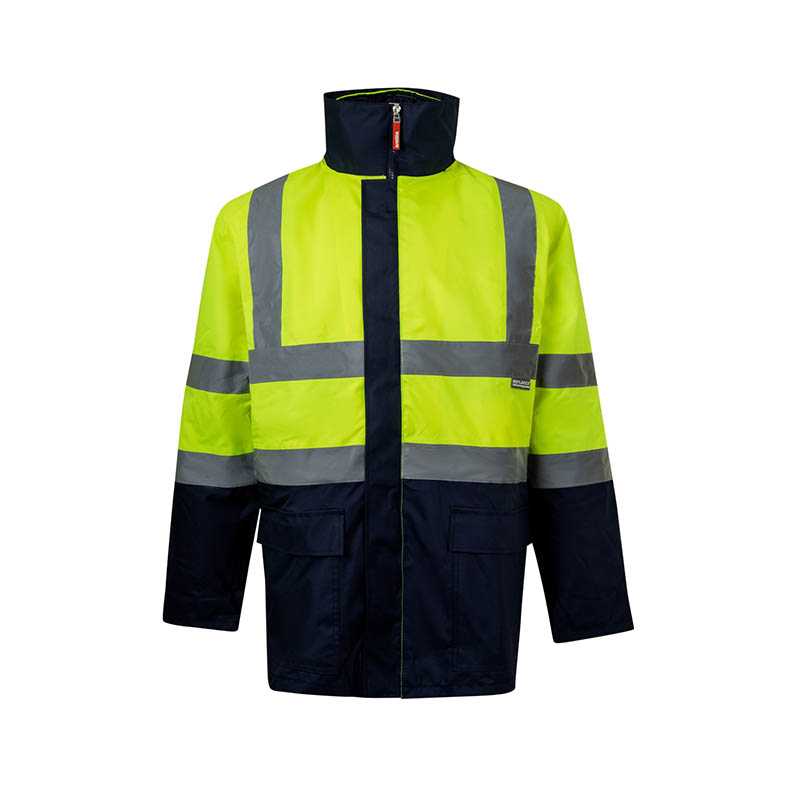 Pánska bunda (VELILLA HV 4IN1 TWO-TONE PARKA) > modrá (marine) / žltá (hi-vis) > 4XL
