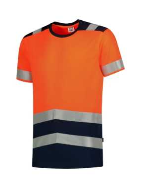 Unisex tričko (TRICORP T-Shirt High Vis Bicolor) > oranžová (reflexná) > L
