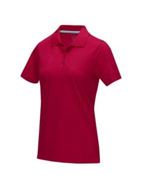 Dámska polokošeľa (ELEVATE women’s GOTS) > červená > M