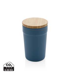 Termohrnček z GRS RPP s FSC bambusovým uzáverom > modrá