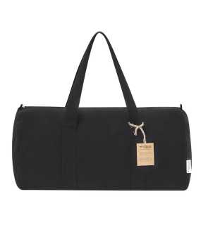 Športová taška z recyklovanej bavlny > čierna