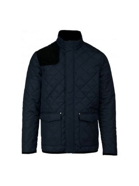 Pánska bunda (Kariban"MEN'S QUILTED JACKET") > modrá (navy) / čierna > S