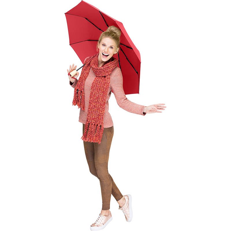 Skladací dáždnik (FARE AOC mini umbrella ÖkoBrella) > červená (wS)