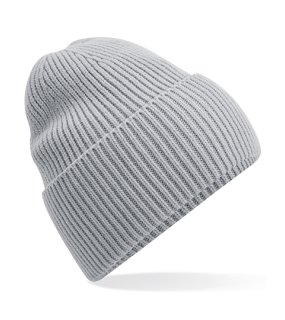 Unisex čiapka (Beechfield Oversized Cuffed Beanie) > šedá (light)
