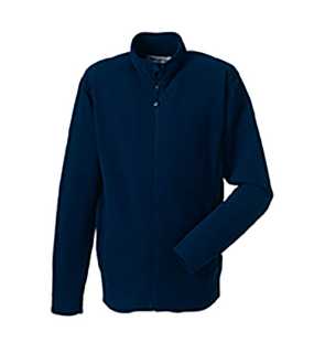 Pánska fleece bunda(Full Zip Microfleece RUSSELL) > modrá (frenchnavy) > L