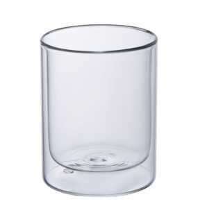 Dvojstenný sklenený pohár 330 ml > transparentná