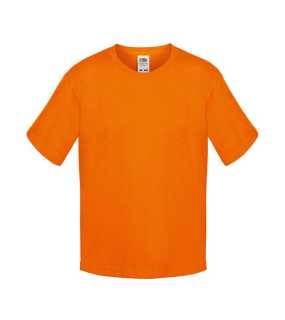 Detské tričko (FRUIT OF THE LOOM Boys Sofspun Tee) > oranžová > 7/8
