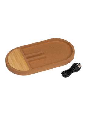 Stolný organizér z bambusu a korku Lancester > prírodná