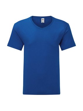 Unisex tričko (FOL ICONIC 150 V-NECK T)>modrá (royal)>3XL