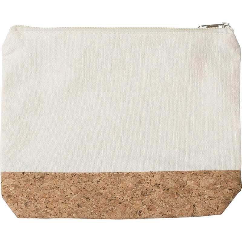 Bavlnená kozmetická taška 220 g/m2 > khaki