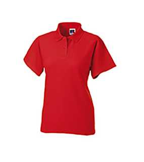 Dámska polokošeľa(Classic PolyCotton RUSSELL) > červená (bright) > L