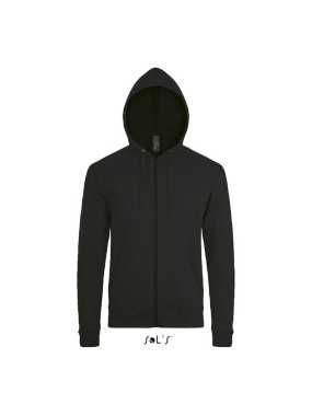 Unisex mikina(SOL'S STONE UNISEX ZIP HOODIE) > čierna > 3XL