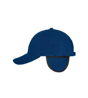 6 panelová šiltovka (MB 6 Panel Fleece Cap with Earflaps) > modrá (navy)