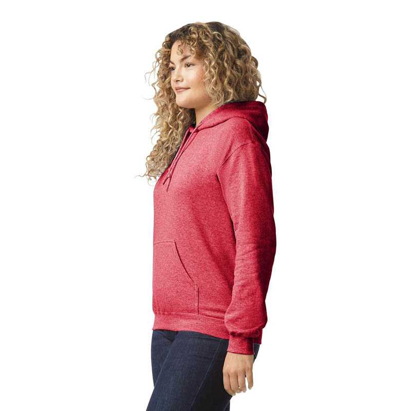Unisex mikina(GILDAN HEAVY 270 50/50) > červená (heather sport) > XL