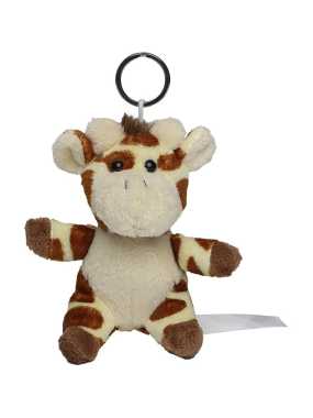 Kľúčenka (MBW Plush giraffe with keychain) > žltá / hnedá