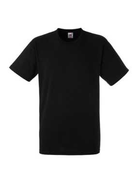 Pánske tričko (FRUIT OF THE LOOM Heavy T) > čierna > 3XL