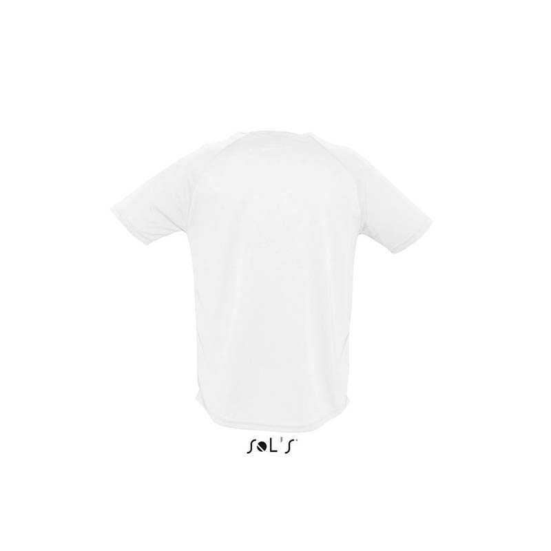 Unisex tričko (SOLS SPORTY UNISEX RAGLAN SLEEVES T-SHIRTS) > biela > 2XL