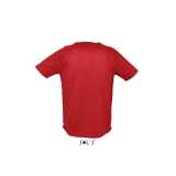 Unisex tričko (SOLS SPORTY UNISEX RAGLAN SLEEVES T-SHIRTS) > červená > XL
