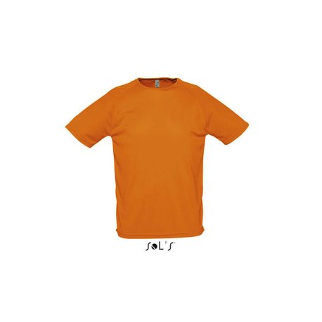 Unisex tričko (SOLS SPORTY UNISEX RAGLAN SLEEVES T-SHIRTS) > oranžová > L