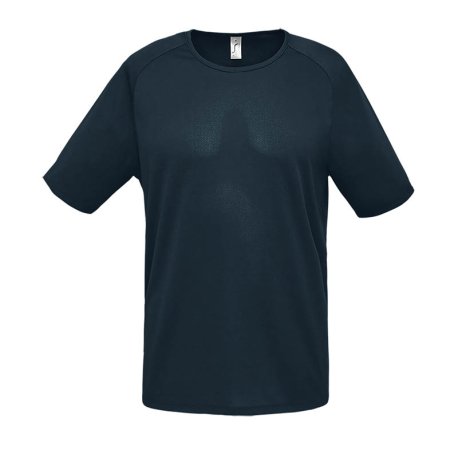 Unisex tričko (SOLS SPORTY UNISEX RAGLAN SLEEVES T-SHIRTS) > modrá (petroleum) > XS