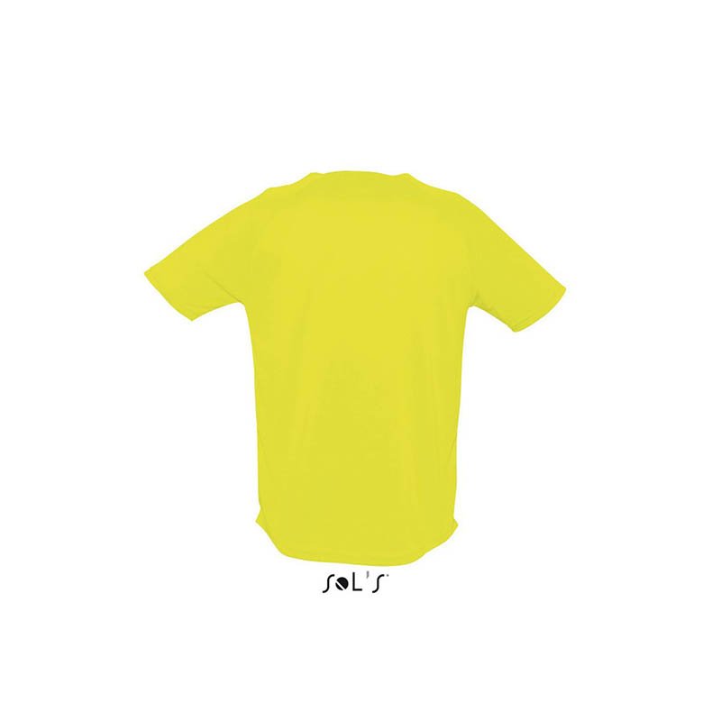 Unisex tričko (SOLS SPORTY UNISEX RAGLAN SLEEVES T-SHIRTS) > žltá (neon) > 3XL