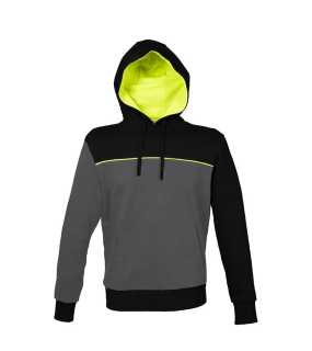 Pánska mikina (STAMFORD by JR) > šedá / čierna > L