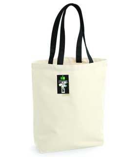Nákupná taška z bavlny (WM Fairtrade Cotton Camden Shopper) > béžová (natural) / čierna