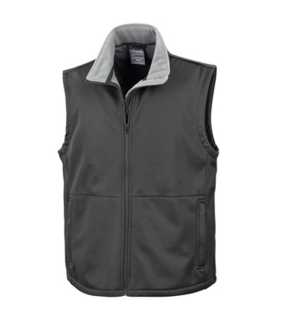 Unisex vesta (RESULT SOFT SHELL BODYWARMER) > čierna > M