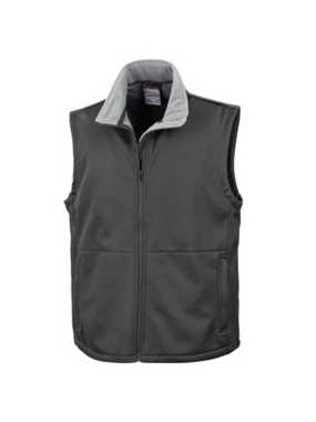 Unisex vesta (RESULT SOFT SHELL BODYWARMER) > čierna > M