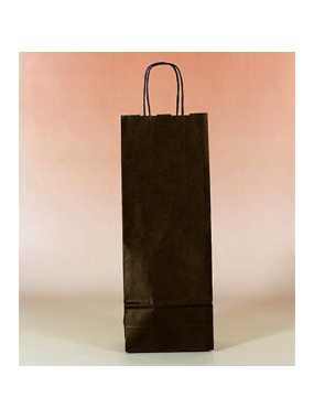 Papierová taška (STYLE LINE) > čierna > 14x8x39 cm