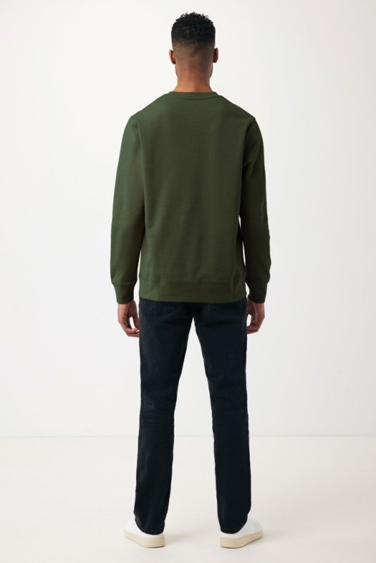 Ľahká mikina Iqoniq Etosha z recykl. bavlny > khaki > L