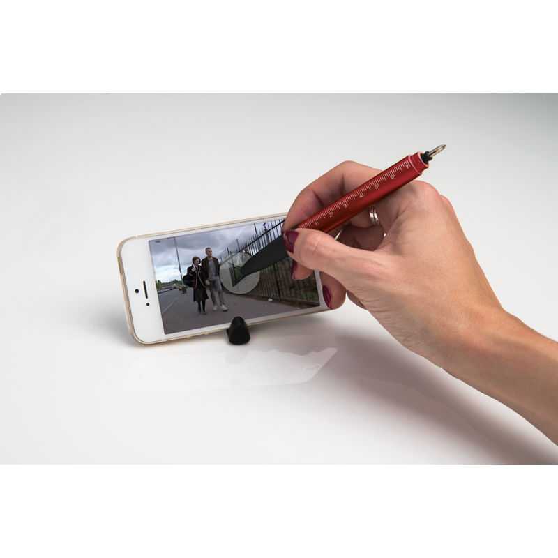 Guľôčkové pero Daan 6in1 > červená