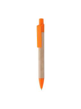 Guličkové pero z recyklovaného papiera > oranžová