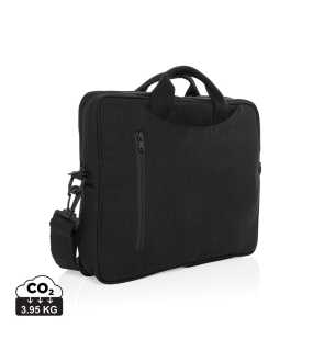 Taška na 15,4" notebook Laluka z recykl. bavlny AWARE™ > čierna