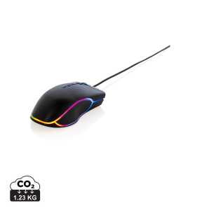 RGB herná myš > čierna