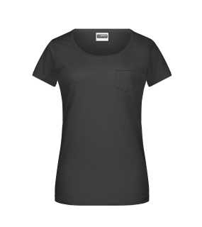 Dámske tričko (JN Ladies-T Pocket) > čierna > M