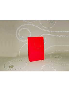 Papierová taška (LUXURY LINE) > červená > 22x10x27,5 cm