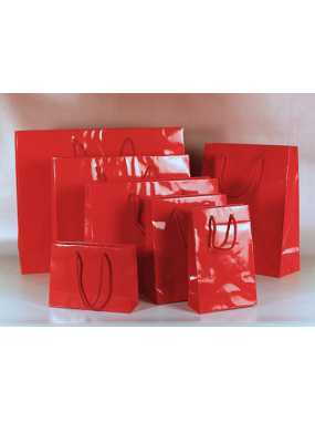 Papierová taška (LUXURY LINE) > červená > 54x10x38,5 cm