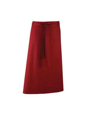 Unisex zástera (PREMIER ‘COLOURS’ BAR APRON) > bordová