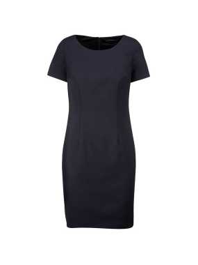 Dámske šaty (Kariban"SHORT SLEEVE DRESS") > modrá (navy) > 34