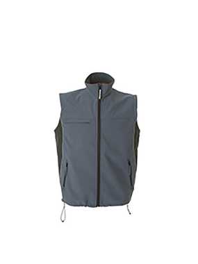 Unisex vesta (EDMONTON by JR) > šedá / čierna > M