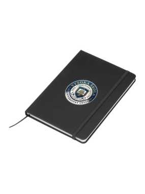 Zápisník A5 z recyklovaného papiera > čierna (potlač loga v cene)