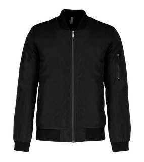 Pánska bunda (Kariban"MEN'S BOMBER JACKET") > čierna > M