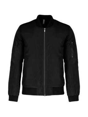 Pánska bunda (Kariban"MEN'S BOMBER JACKET") > čierna > L