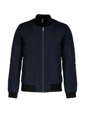 Pánska bunda (Kariban"MEN'S BOMBER JACKET") > modrá (navy) > L
