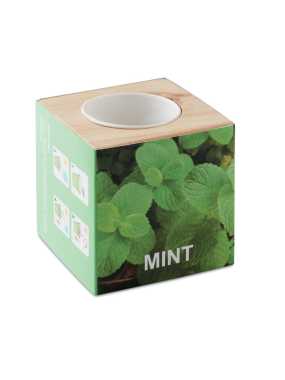 Drevený kvetináč na bylinky >  hnedá(drevo)