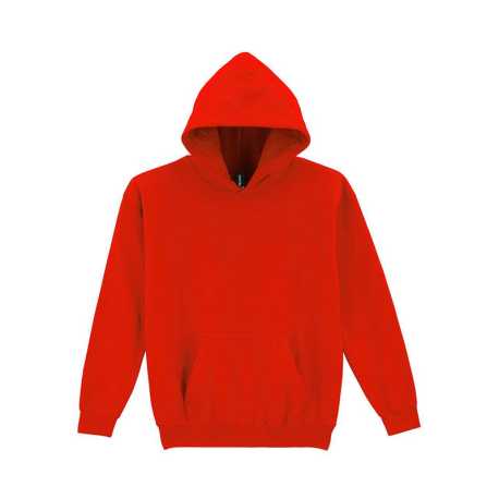 Detská mikina (GILDAN HEAVY BLEND YOUTH HOODED SWEATSHIRT) > červená > L