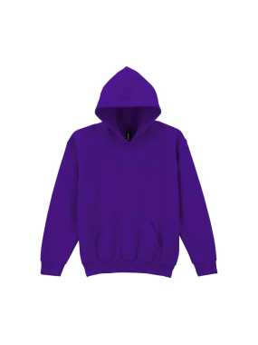 Detská mikina (GILDAN HEAVY BLEND YOUTH HOODED SWEATSHIRT) > fialová (purple) > M