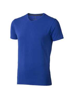 Pánske tričko (ELEVATE Kawartha Vneck Tee) > modrá > XL